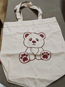 Cute Teddy Bear Tote Bag