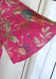 feeding Floral Bird Print Dress