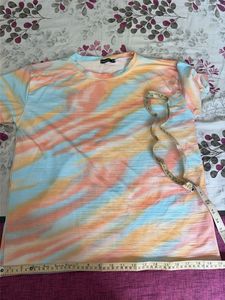 Tie-Dye Graphic Print T-Shirt
