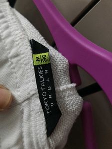Comfortable White Track Pants