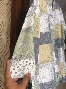 Patchwork Print Kurta