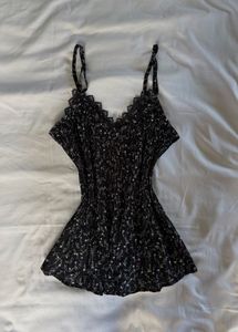 Black Floral Cami