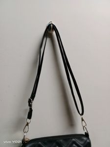 Black Colour Sling bag, Small In Size