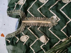 Elegant Green Embroidered Kurta Set