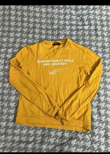 Yellow Graphic Print Sweatshirt