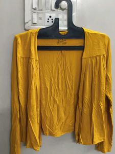 Yellow Bolero Cardigan Jacket