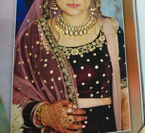 Jamawar Minx Designer Bridal Lehenga