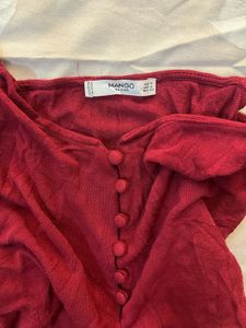 Maroon Mini Slip Dress