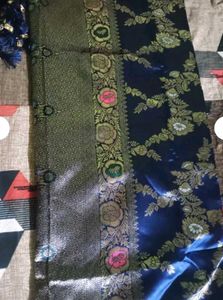 Elegant Navy Blue Saree