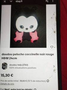 Ladybug Plush Pillow