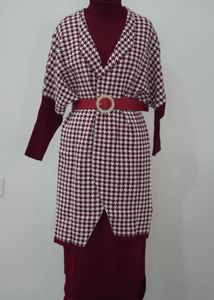 Chic Houndstooth Coat