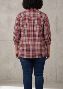 Classic Plaid Button-Up Shirt