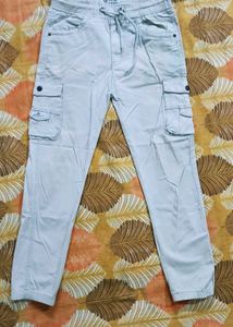 grey colour Cargo Pant for mens size- 28