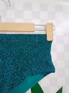 (1300)Sparkling Green Swim Bottom