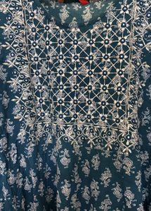 Deep Indigo Blue Kurti