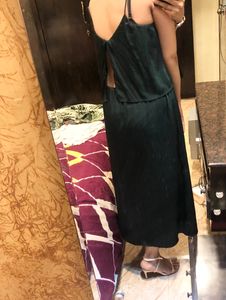 Elegant Dark Green Maxi Dress