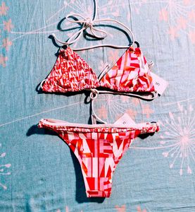 Vibrant Patterned Bikini Set