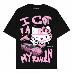 Graphic Print Hello Kitty T-Shirt