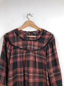 Plaid Blouse
