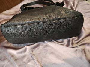 Black Leather Shoulder Bag