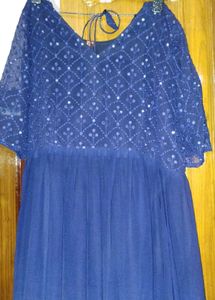 Stunning Blue Ombre Sequin Gown