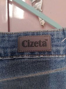 Distressed Denim Jeans