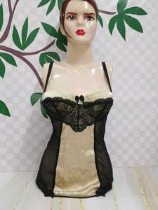 (1127)Black & Beige Lace Lingerie