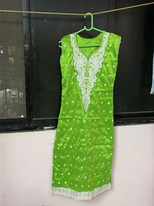 Beautiful Green Embroidered Kurta