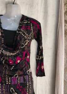 cowl neck bodycon