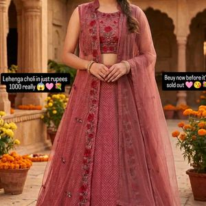 women pink lehenga choli 🩷😘💐