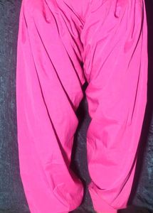🌼 Magenta Silk Harem Salwar / Patiala Style Botto