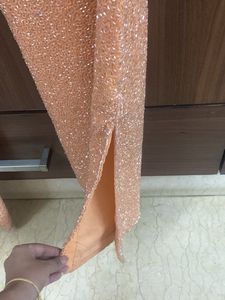 Bebo style Peach Kurta Set