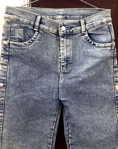 Stylish Washed Denim Jeans