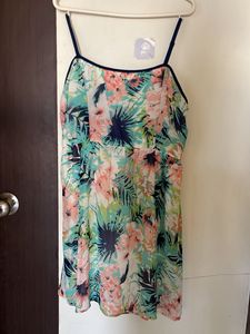 Floral Spaghetti Strap Dress
