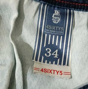 Men's Blue Washed Denim Jeans