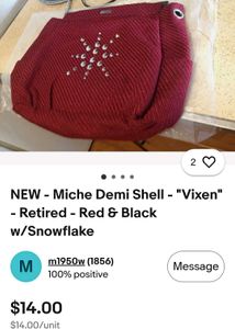 Chic Red Studded Clutch