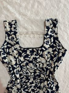 Desi corset back short kurti