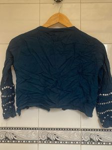 Embellished Teal Ethnic Jacket