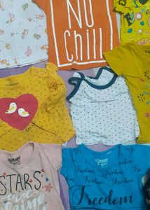 Set Of 8 Baby Tshirts