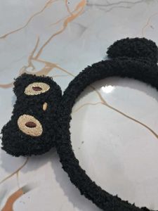 Cute Black Cat headband/ headloop y2k