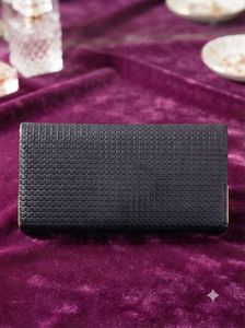 Elegant Textured Black Wallet