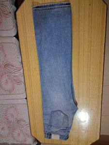 unisex Light blue Wash Wide Leg Jeans