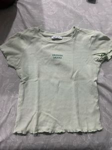 Cute 'Enough Drama' Crop Top