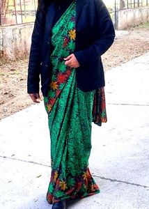 Green Saree