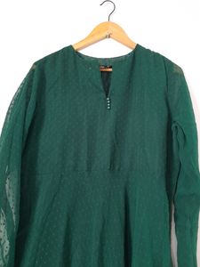 Green Casual Dress (Women's)