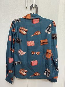 Stylish Printed Collared Shirt