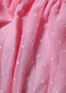 Babe pink puffy crop top 🫴🏼💗