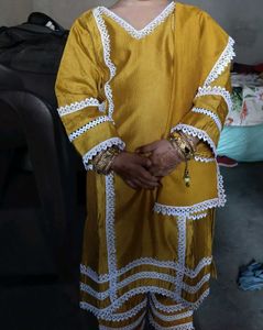 Cute Yellow Ethnic Dress