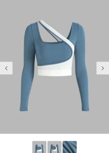 Littlebox Blue &amp; White Top