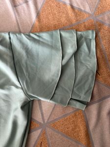 Solid Color Peplum Blouse